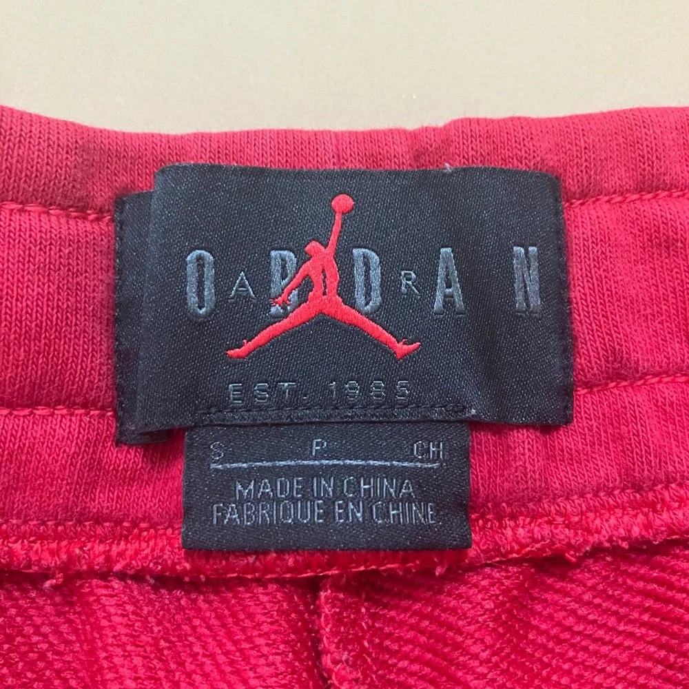 Air Jordan Jumpman Red‎ Fleece Sweat Shorts Mens Small Gym Casual Basketball